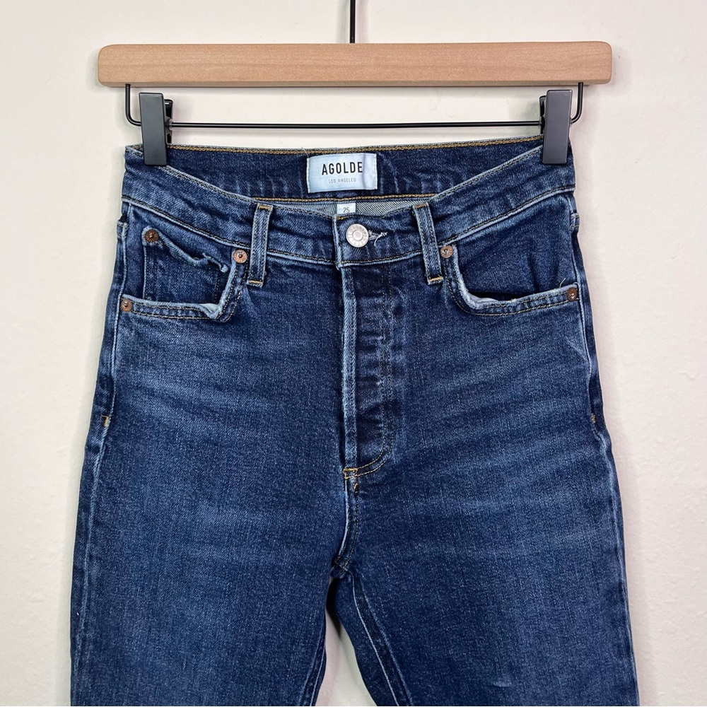AGOLDE Women's Nico High Rise Slim Fit Jeans Size 25 Style A093F-1256 - Picture 2 of 10